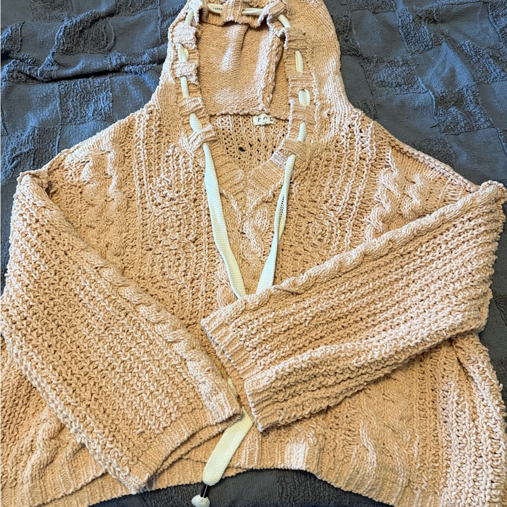 POL Cowl Neck Sweater in Cream